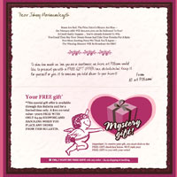 Valentines Day landing page